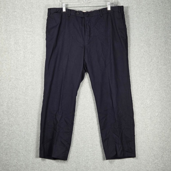 Canali Other - Canali Mens 36 x 26.5 Dress Pants Navy Blue Su Misura 100% Wool Made in Italy